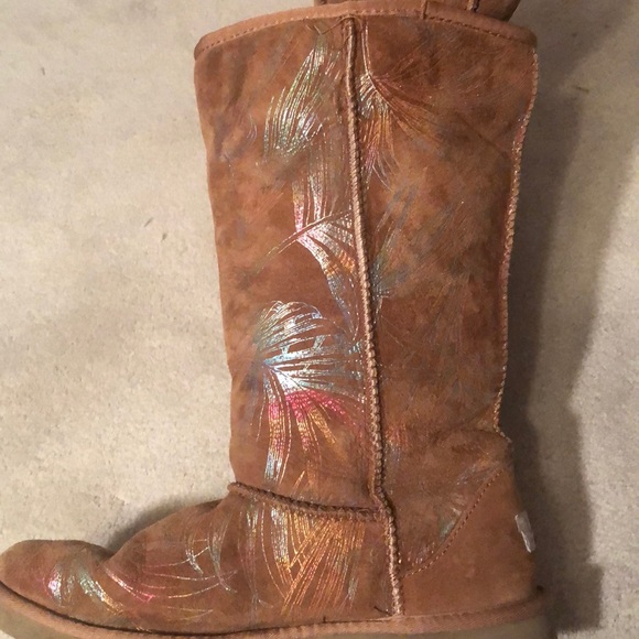 UGG TALL LIMITED EDITION Holographic fern design - Picture 7 of 9